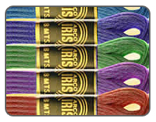 Iris Embroidery Cross Stitch 6 Strand Cotton Thread Floss 36 Bright Skeins 